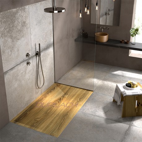 Pedana doccia legno ecotech bianco cm 49,5x49,5 - Linea Bagno –  Castelmerlino
